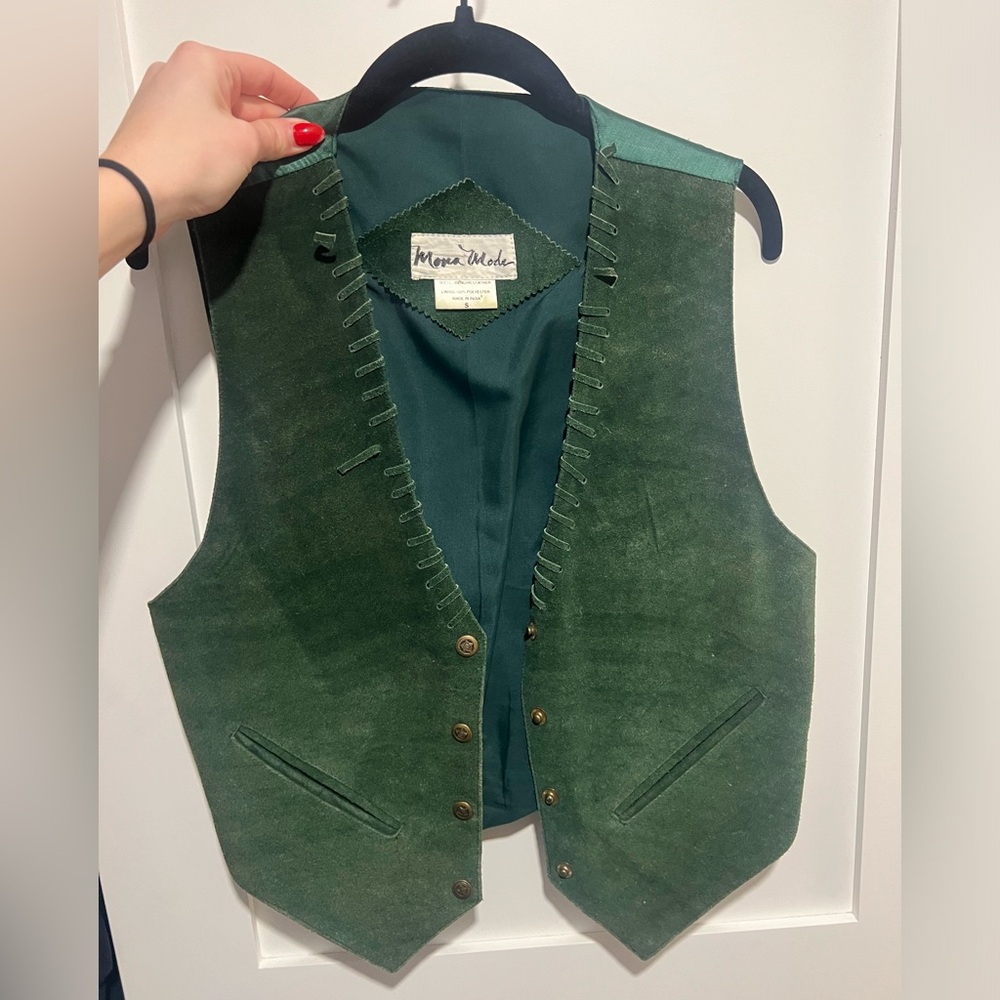 Leather Vintage Vest